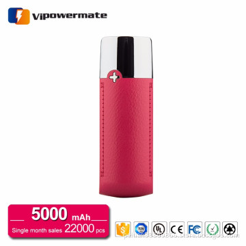 High quality wholesale 26650 dc 5v/1a mobile phone power bank 5000mah with LED light
